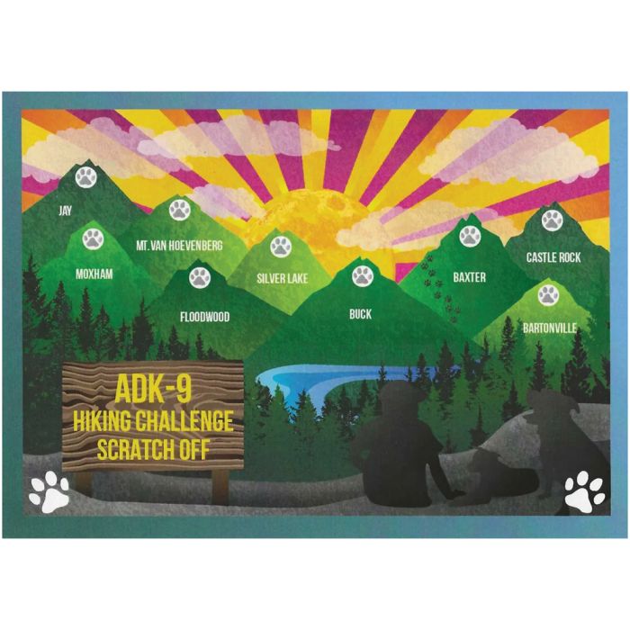 PEAKQUEST 11X14 ADK SUMMER HIGH PEAKS SCRATCH OFF