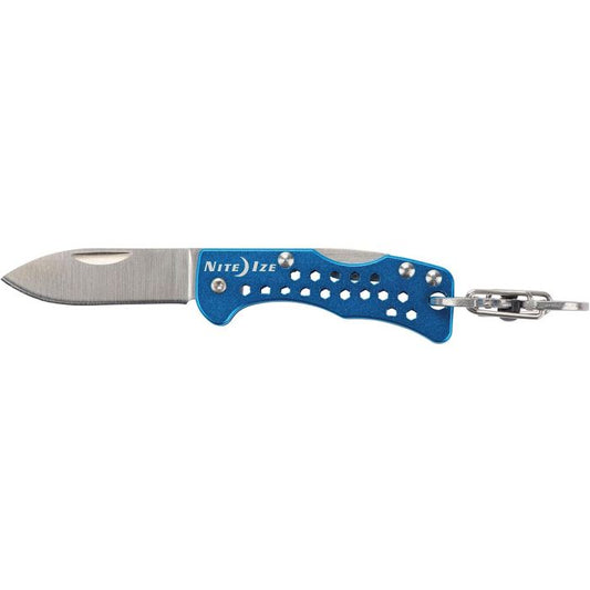 NITE IZE DOOHICKEY KEY CHAIN KNIFE-BLUE