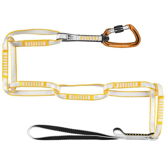 GRIVEL DAISY CHAIN EVO WITH ALPHA SCREW GATE CARABINER 125CM