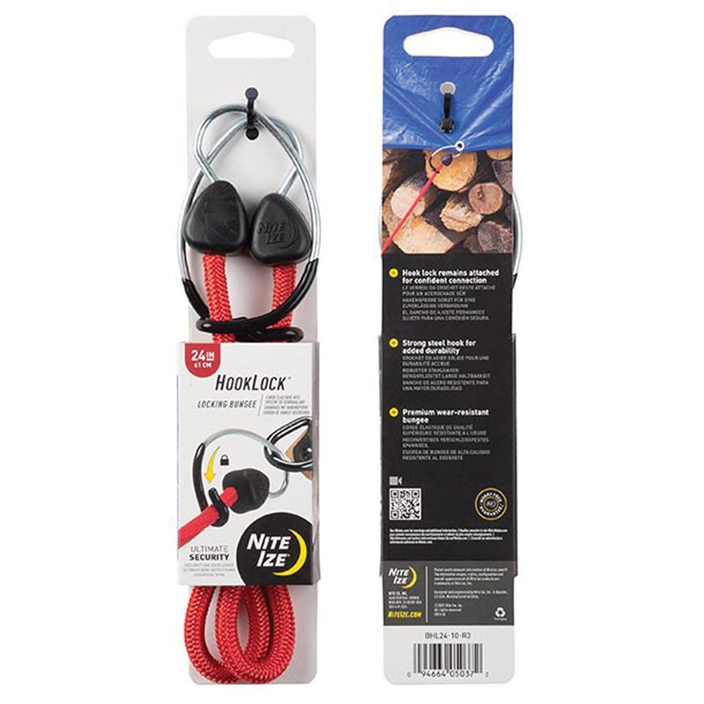 NITE IZE HOOKLOCK LOCKING BUNGEE