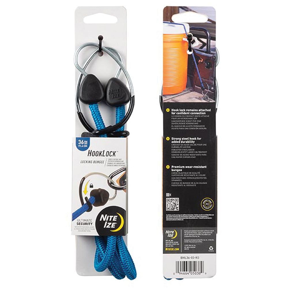 NITE IZE HOOKLOCK LOCKING BUNGEE