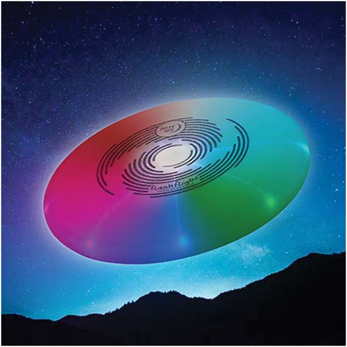 NITE IZE FLASHFLIGHT RECHARGEABLE LIGHT UP FLYING DISC-DISC-O TECH