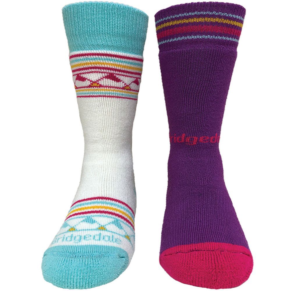 BRIDGEDALE KIDS 2PK SKI SOCK