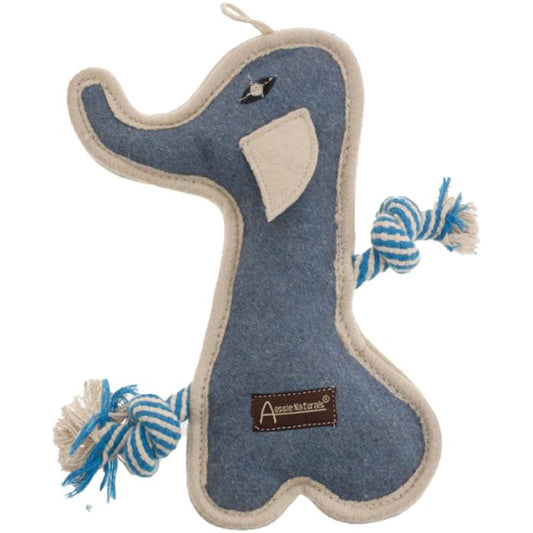 AUSSIE NATURALS TUFF MUTT ELEPHANT DOG TOY