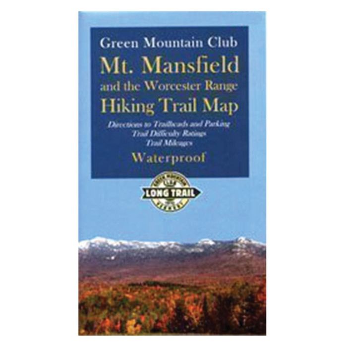 GREEN MOUNTAIN CLUB MT. MANSFIELD AND THE WORCESTER RANGE HIKING TRAIL MAP