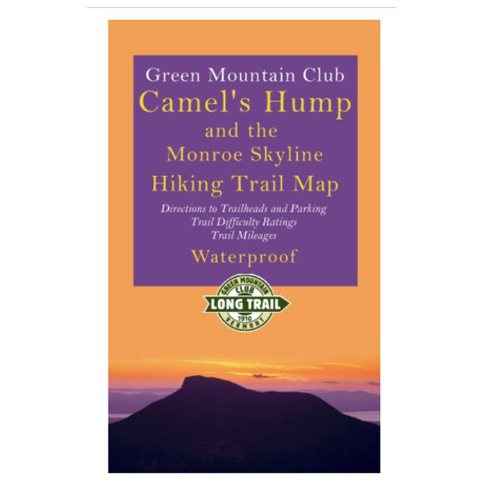 GREEN MOUNTAIN CLUB CAMEL'S HUMP AND THE MONROE SKYLINE HIKING TRAIL MAP