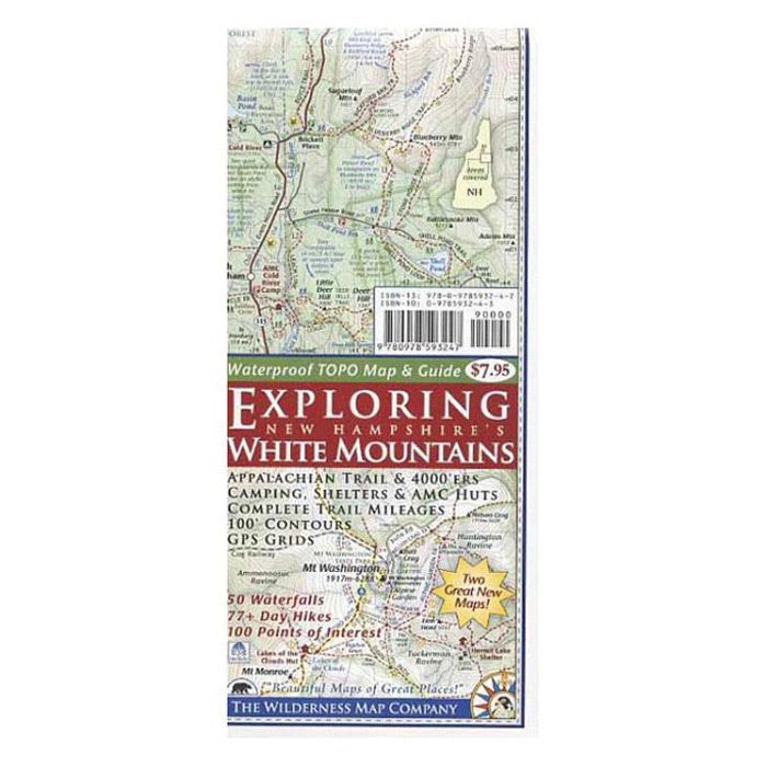 WILDERNESS MAP CO EXPLORING NEW HAMPSHIRE WHITE MOUNTAINS TOPOGRAPHIC MAP & GUIDE