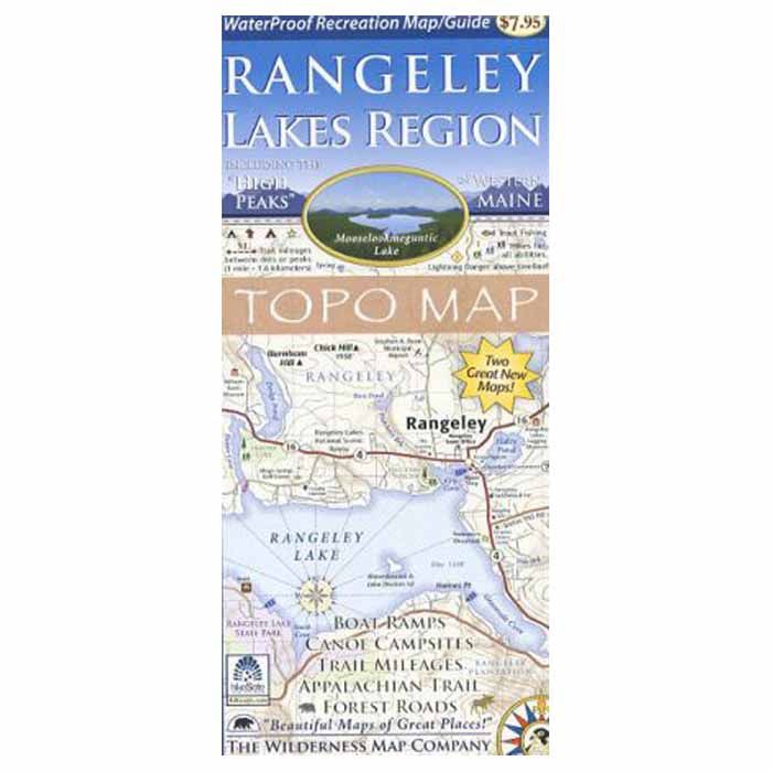 WILDERNESS MAP CO RANGELEY LAKES WTRPRF MAP/GD