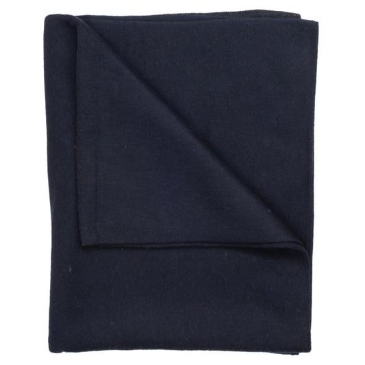 PEREGRINE WOVEN WOOL NAVY SOLID 50% WOOL - 50% SYNTHETIC