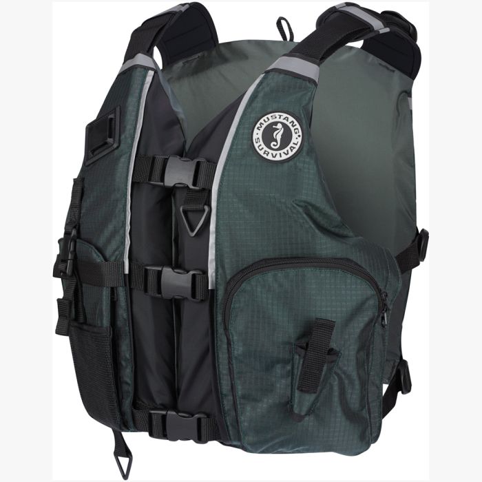 MUSTANG SURVIVAL UNIVERSAL TOPWATER VEST GREEN