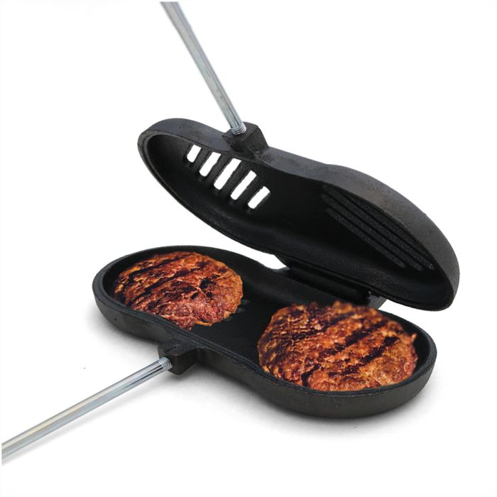 COGHLANS CAST IRON DOUBLE BROILER