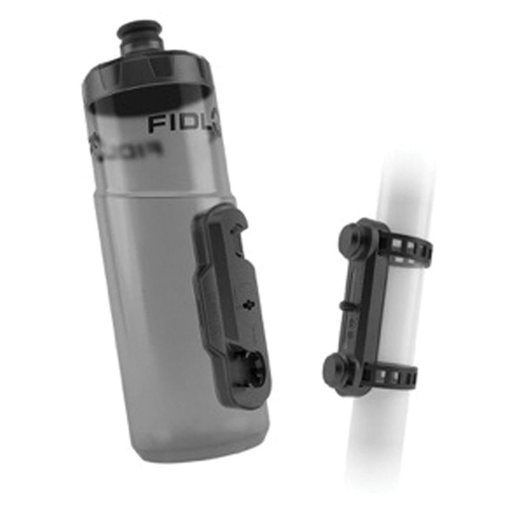 FIDLOCK TWIST BOTTLE W UNIVERSAL BASE - SMOKE