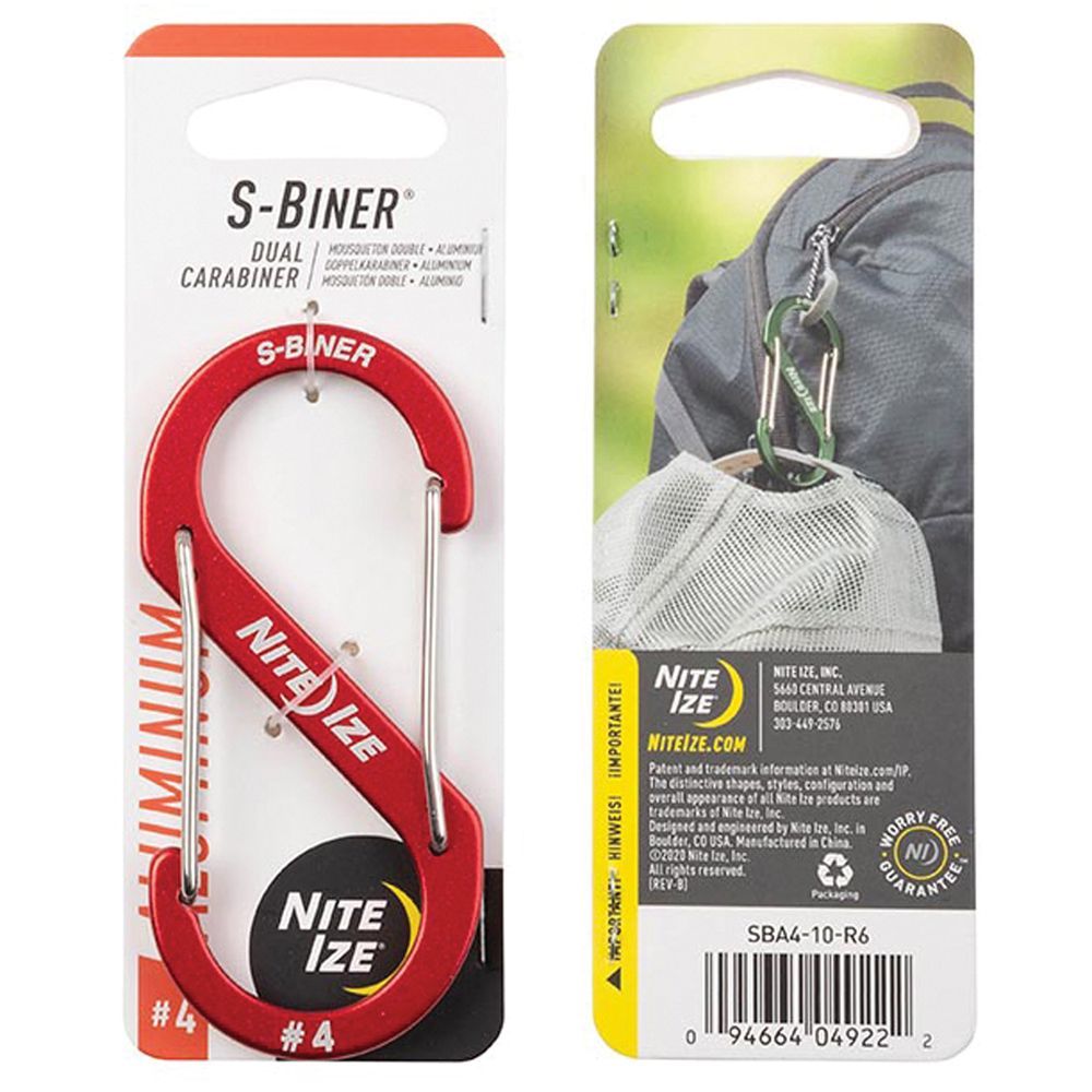 NITE IZE S-BINER CARABINER ALUMINUM