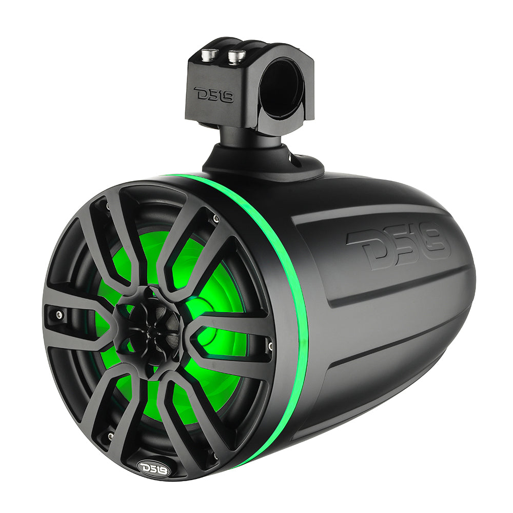 DS18 X Series HYDRO 8" Wakeboard Pod Tower Speaker w/RGB LED Light - 375W - Matte Black [NXL-X8TP/BK]