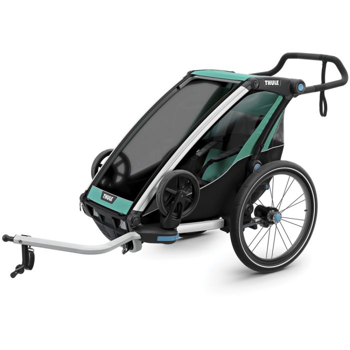 THULE CHARIOT LITE 1, GREEN/BLACK/GREY