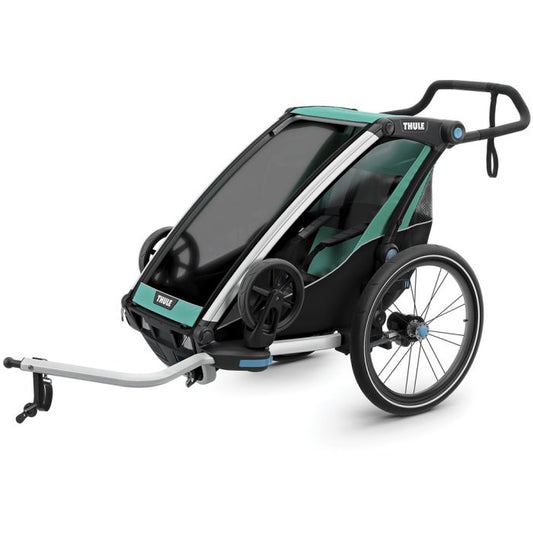 THULE CHARIOT LITE 1, GREEN/BLACK/GREY