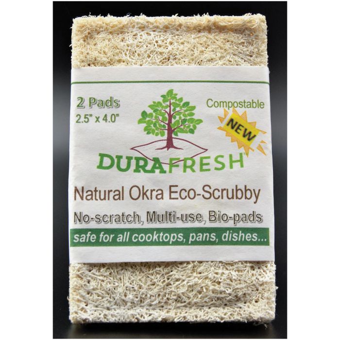 DURAFRESH OKRA ECO SCRUBBY 2 PACK