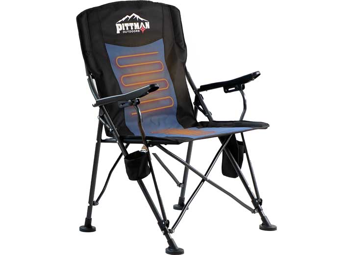 Airbedz PITTMAN OUTDOORS PORTABLE HEATED CAMPING CHAIR