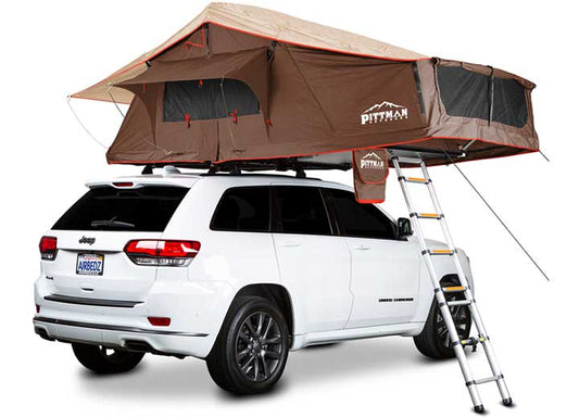 Airbedz SOFTSHELL ROOFTOP TENT MAX1.9 COFFEE BROWN W/ORANGE TRIM