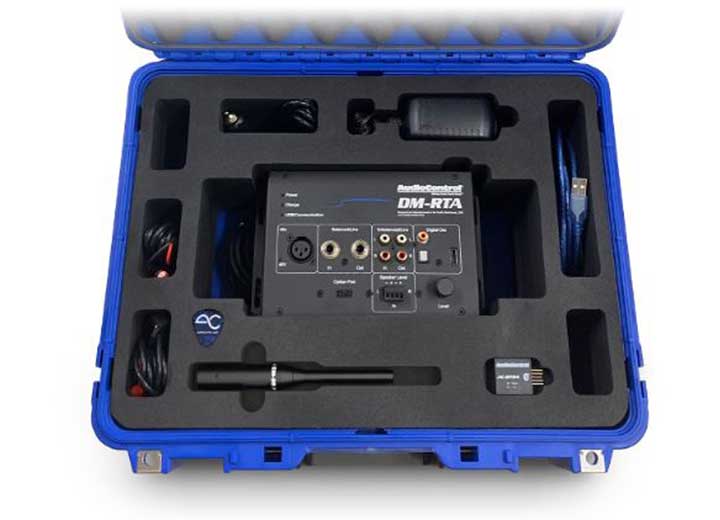 Audio Control DM-RTA PRO KIT (DM-RTA TOOL, BLUE HARD CASE, MIC, BT ADAPTER, & ACCESSORIES)