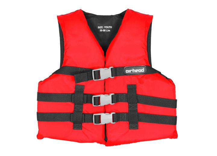 Airhead Sports Airhead General Boating Series Youth Life Vest - Red