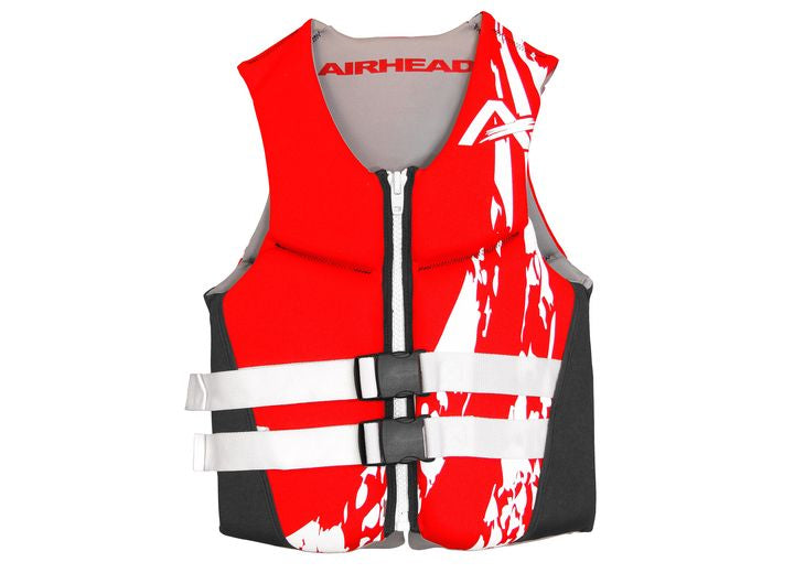 Airhead Sports Airhead Swoosh NeoLite Kwik-Dry Adult L Life Vest - Red