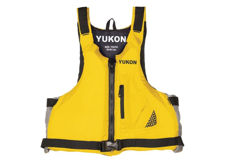 Airhead Sports Yukon Charlie's Base Paddle Vest Series Youth Life Jacket - Yellow