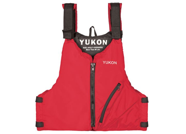 Airhead Sports Yukon Charlie's Base Paddle Vest Series Super Large Life Jacket - Deep Red