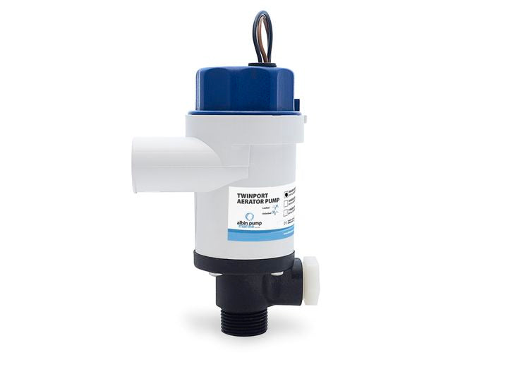 Albin Pump CARTRIDGE TWINPORT AERATOR 1100 GPH 12V