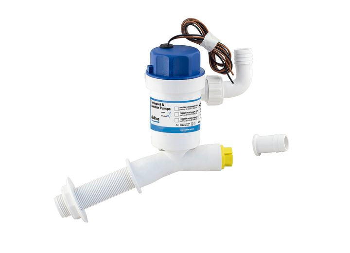 Albin Pump CARTRIDGE AERATOR 750 GPH ANGLED TUBE 12V