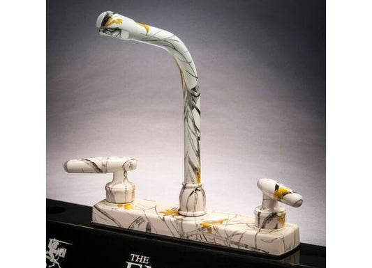 American Brass 8IN VAL ADD KIT W/LVR HDLS WHT CAMO