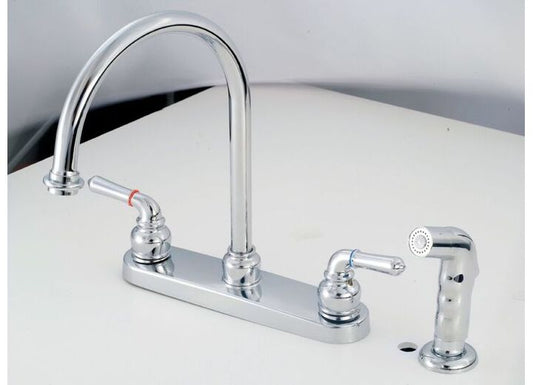 American Brass 8IN MTL KIT W/ GSNK SPT SPRY CHRM