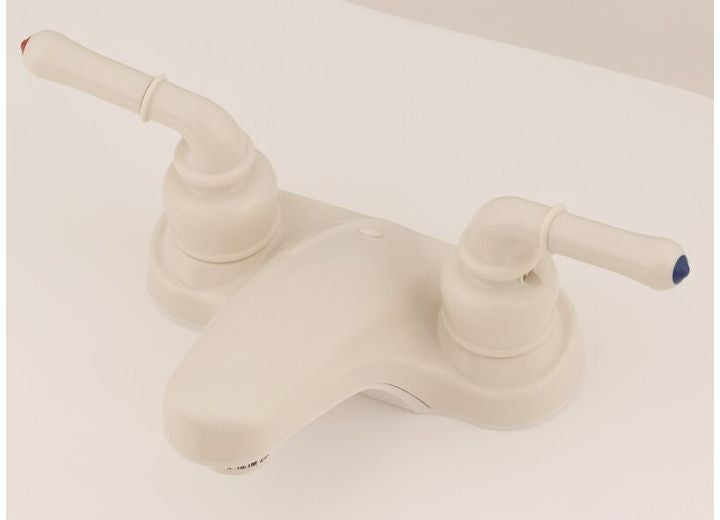 American Brass 4IN PLSTC LAV W/ LVR HDLS BISC