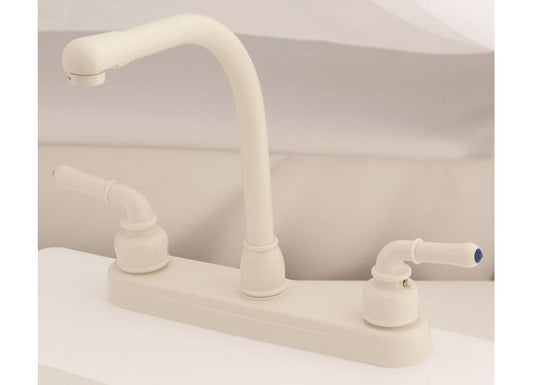 American Brass 8IN PLSTC KIT HI-RISE SPT W/ LVR HDLS BISC