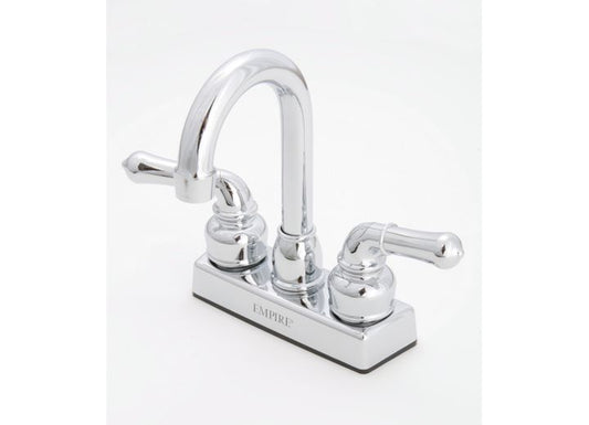 American Brass 4IN BAR W/ LVR HDLS CHRM