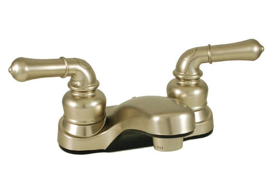 American Brass 4IN PLSTC LAV W/ LVR HDLS NKL