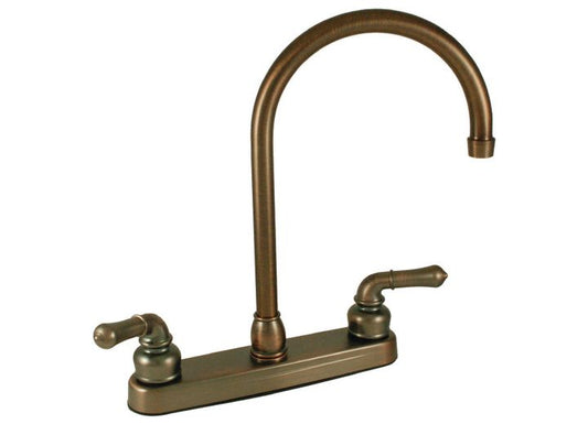 American Brass 8IN PLSTC KIT HI-RISE SPT W/ LVR HDLS ORB