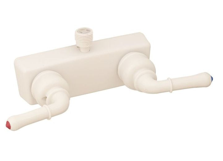 American Brass 4IN SHWR VLV W/ LVR HDLS WHT