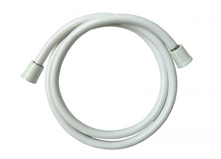 American Brass ULTRA 1-FUNCTION 60 VINYL SHOWER HOSE & BRACKET, 60 SERIES - WHITE