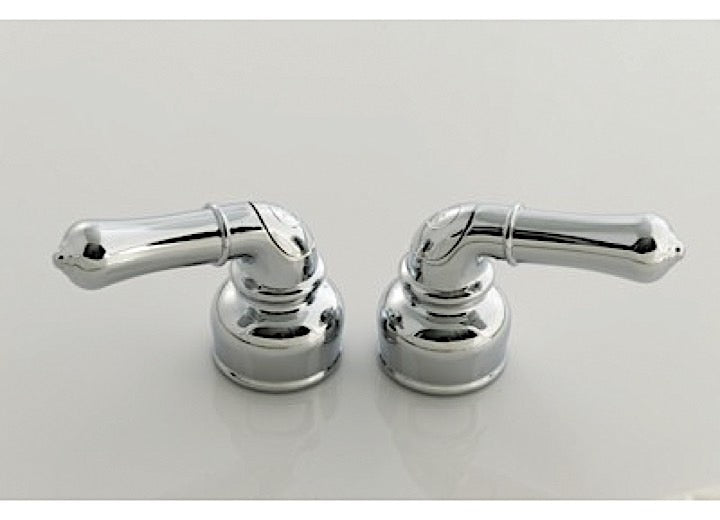 American Brass HOT & COLD CHROME TEAPOT HDL PAIR F/ EMPIRE FAUCETS