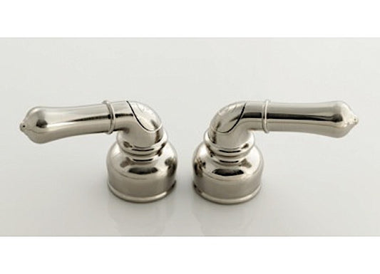 American Brass HOT & COLD NICKEL TEAPOT HDL PAIR F/ EMPIRE FAUCETS