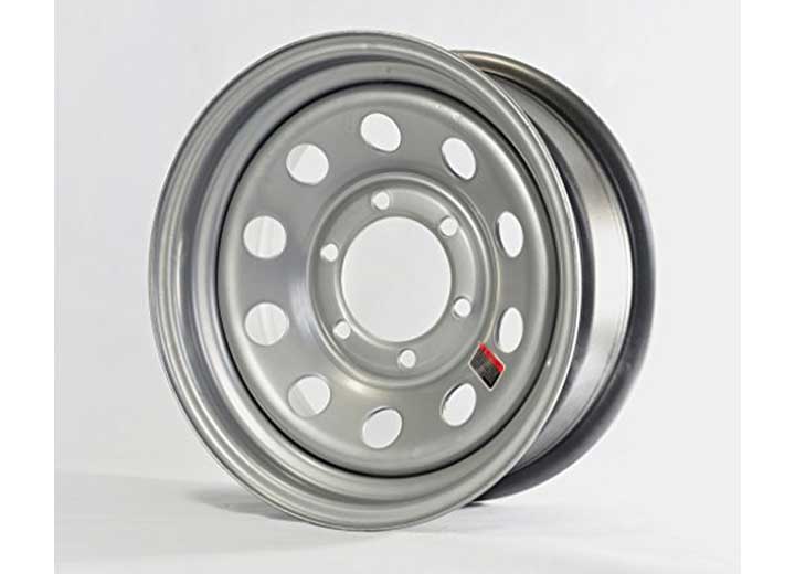 Americana Tire and Wheel 15X6 MOD 6H-5.5 SILVER STEEL WHEEL