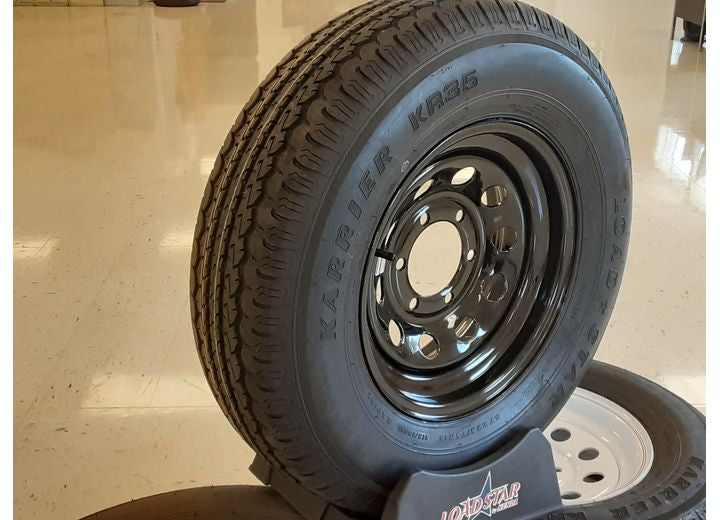 Americana Tire and Wheel ST225/75R15 D/6H MOD BLACK KR35 KENDA STEEL ASSEMBLY