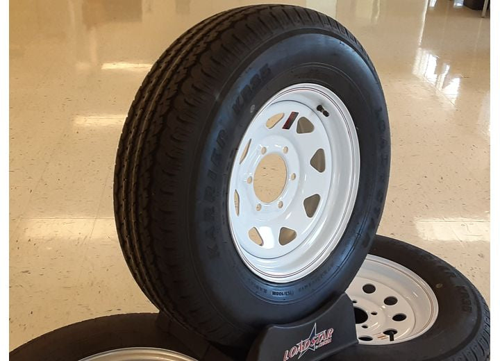 Americana Tire and Wheel ST225/75R15 D/6H SPK WH STR KR35 KENDA (JINGU) STEEL ASSEMBLY