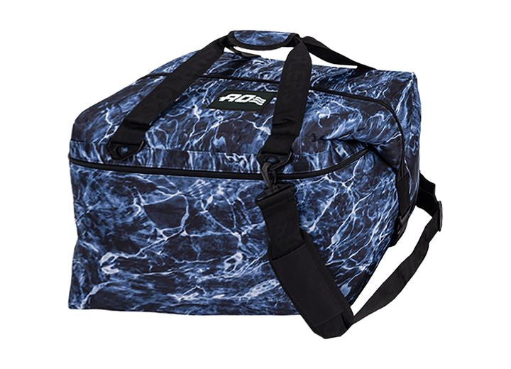 AO Coolers 48 Pack Canvas Cooler - Mossy Oak Fishing Bluefin