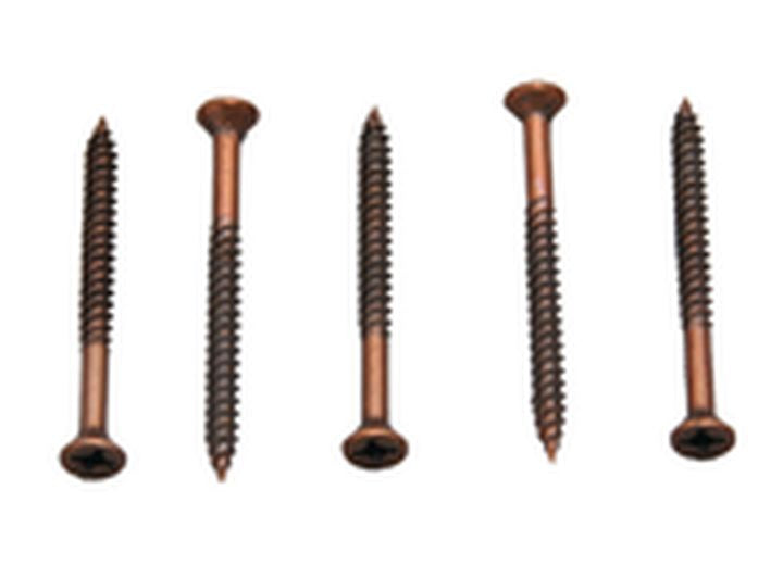AP Products FLAT HEAD SQUARE RECESS SCREW BRONZE 8 X 3 (100/CTN)