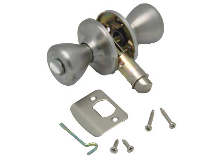 AP Products PRIVACY KNOB - KNOB STAINLESS STEEL FINISH