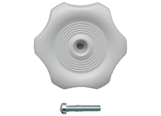 AP Products ROUND WINDOW CRANK HANDLE-WHITE 1" (1/CTN)