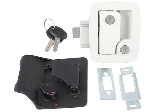 AP Products BAUER KEYD-A-LIKE TOWABLE LOCK W/KEYS - WHITE