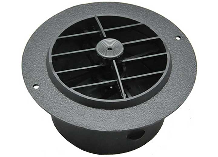 AP Products 4" ROTAIRE REGISTER WITH DAMPER - BLACK (1/CTN)